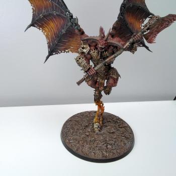 Warhammer Bloodthirster of Insensate Rage by Dad Paints Minis