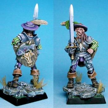 Mordheim Freelancer Knight on foot. by tentoone