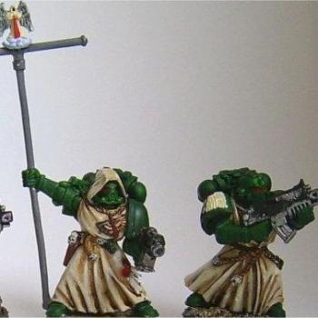 Dark Angels Veterans and Standard Bearer by Killa