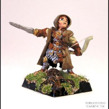 Halfling fighter thief from Reaper by forgeworksgaming