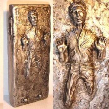 Han Solo in the carbonite by marteaufou