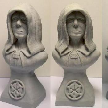 Emperor Palpatine's bust by marteaufou