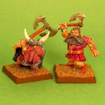 DWARF AXE AXMEN WARRIORS by cool game minis