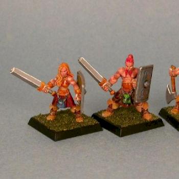 Barbarian Swordsmen Warriors by cool game minis