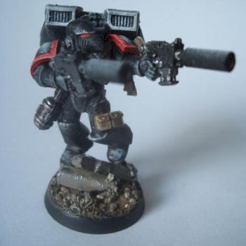 Raven Guard Assault Marine #3f by Gib ber