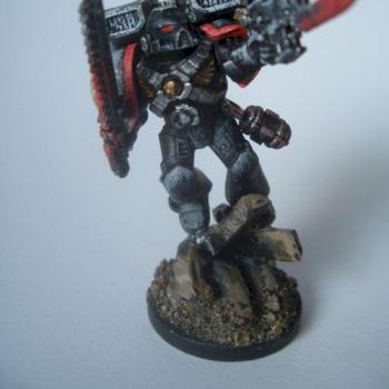 Raven Guard Assault Marine #1 by Gib ber