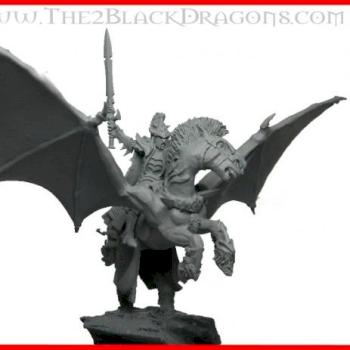 Warhammer fantasy Dunkelelfen Dark elves Pegasus Lord by The 2 Black Dragons