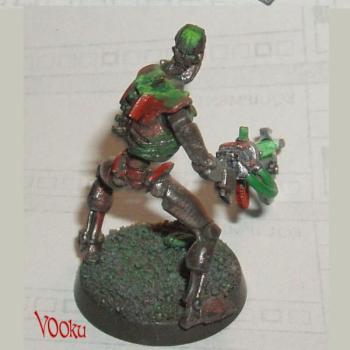 Necron warrior by vooku