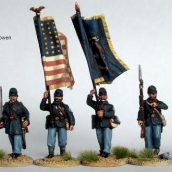 ACW Union commandgroup by Perry miniatures by JimBowen