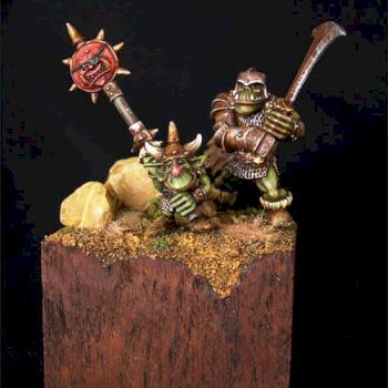 Orc and Goblin Mini Diorama by Sonny