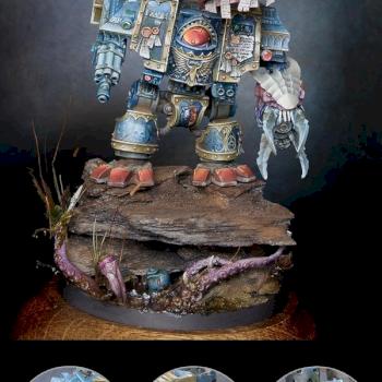 Ultramarines Venerable Dreadnought - GD Poland 2008: GOLD (additional views) by Ana