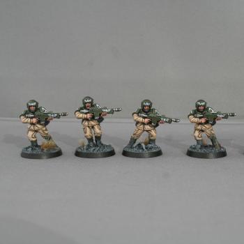 Cadian Shock Troopers by mummaDevil