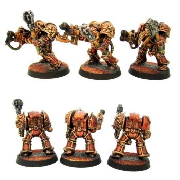 chaos space marines csm Khorne world eater terminators by Tribun82