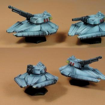 Heavy gear blitz C.E.F. MHT-95 plastic tanks and variants by Lord Kharsis