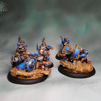 Cygnar Trenchers Cahin Gun & Cannon by Umbra Draconis