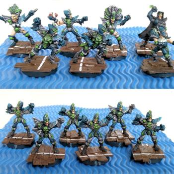 Darkelves Bloodbowl Team by mouszeman