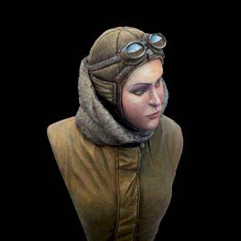 Amy Johnson bust by Reynevan