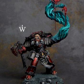 Word Bearers Librarian by WarmasterPainting