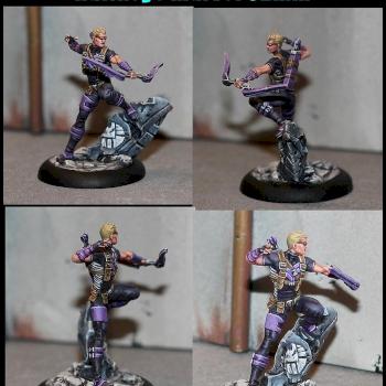 HAWKEYE MARVEL 32mm MINI by yanou