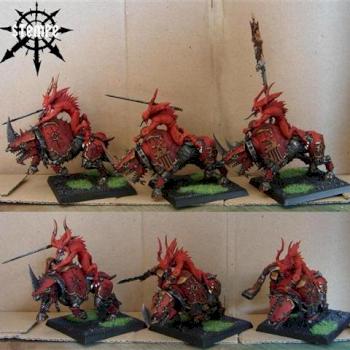 Bloodcrushers of Khorne by Stempe