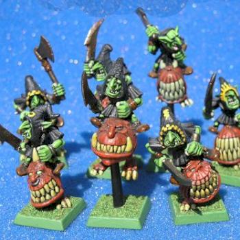 Night Goblin Squig Hoppers by Glyn Green