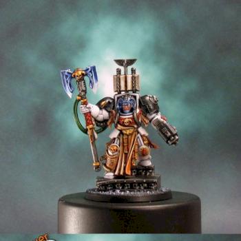 Flesh Tearers Terminator Librarian (Space Hulk Model) by Home Of CadaveR