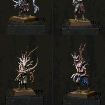 Wood Elf Dryads by vamsi