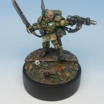 Imperial Guard Kasrkin Sergeant by Brother Tom