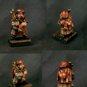 Dwarf Bagpiper by samson