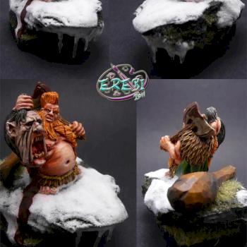 Dwarf Troll Killer by Scibor Miniatures by Erebi