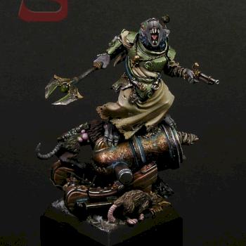 Skaven Warlord. GOLD in Spanish GD2011 by Iguazzu