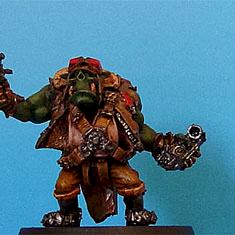 Forge World Ork Skwadron Kommander by Kaine