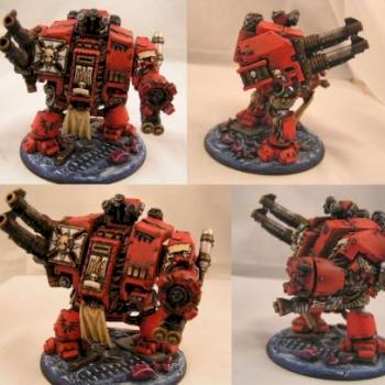 Blood angels dreadnought by RYCHU666