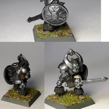 Chaoswarrior with polished shield and armour by chaos spawn