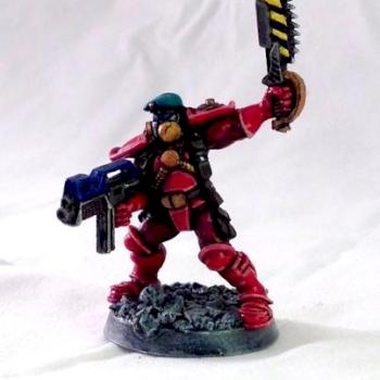 Warzone Blood Beret with Chain Sword by burbidge