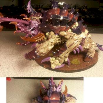 First magnetized model. Tyranid Haruspex/Exocrine! by wiiffler