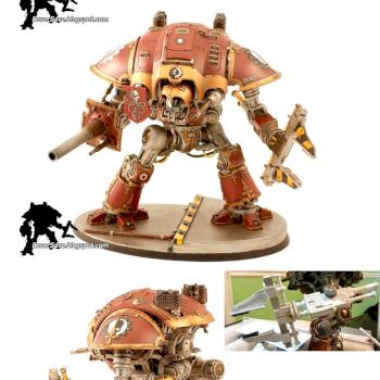 Adeptus Mechanicus Imperial Knight by iplaythisgame