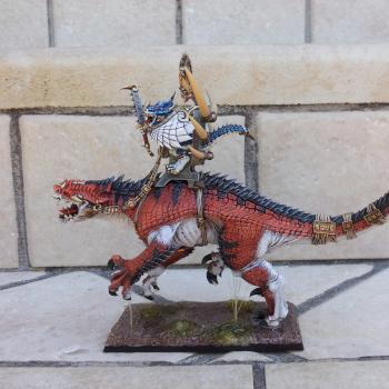 Carnosaur Lizardmen by Pierba