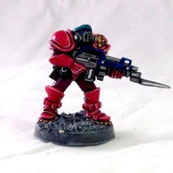 Warzone Blood Beret with Gun by burbidge