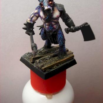 WIP Bestigor Mordheim by Lesthad