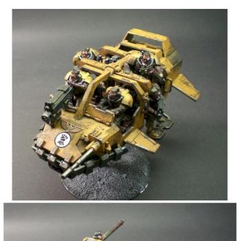 Imperial Fists Landspeeder Storm by Corbulo