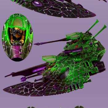 Eldar falcon by HopeRiver