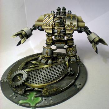 Iron Warriors Dreadnought WIP by thekid420