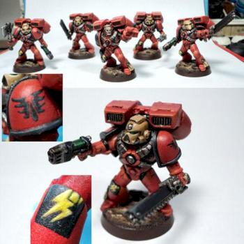 Blood Angels Fast Attack Squad by zanna75