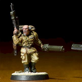 Imperial Guard Veteran Sergeant by griffongames