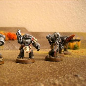 Grey Death Legion Marines by RaynOtisick