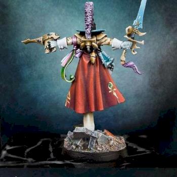 Eldar Harlequin Troupe Leader WARHAMMER 40K by basxx