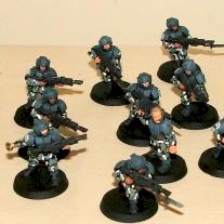 Imperial Guards heavy infantry with special weapons by Tanker