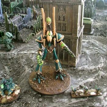 Epic 1/300 Warlock Titan Eldar by mark logue