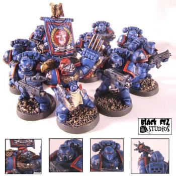 Ultramarines Tactical Squad by blackfezstudios